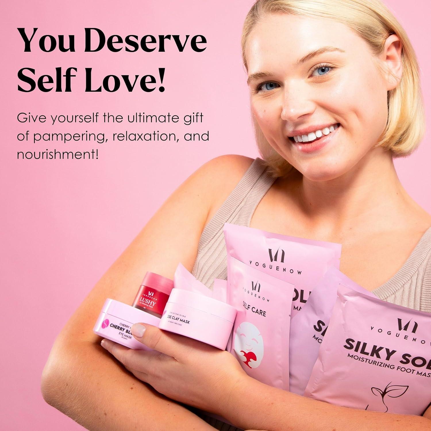 Kit de Spa para Mujeres VogueNow - 20 Artículos de Cuidado Personal