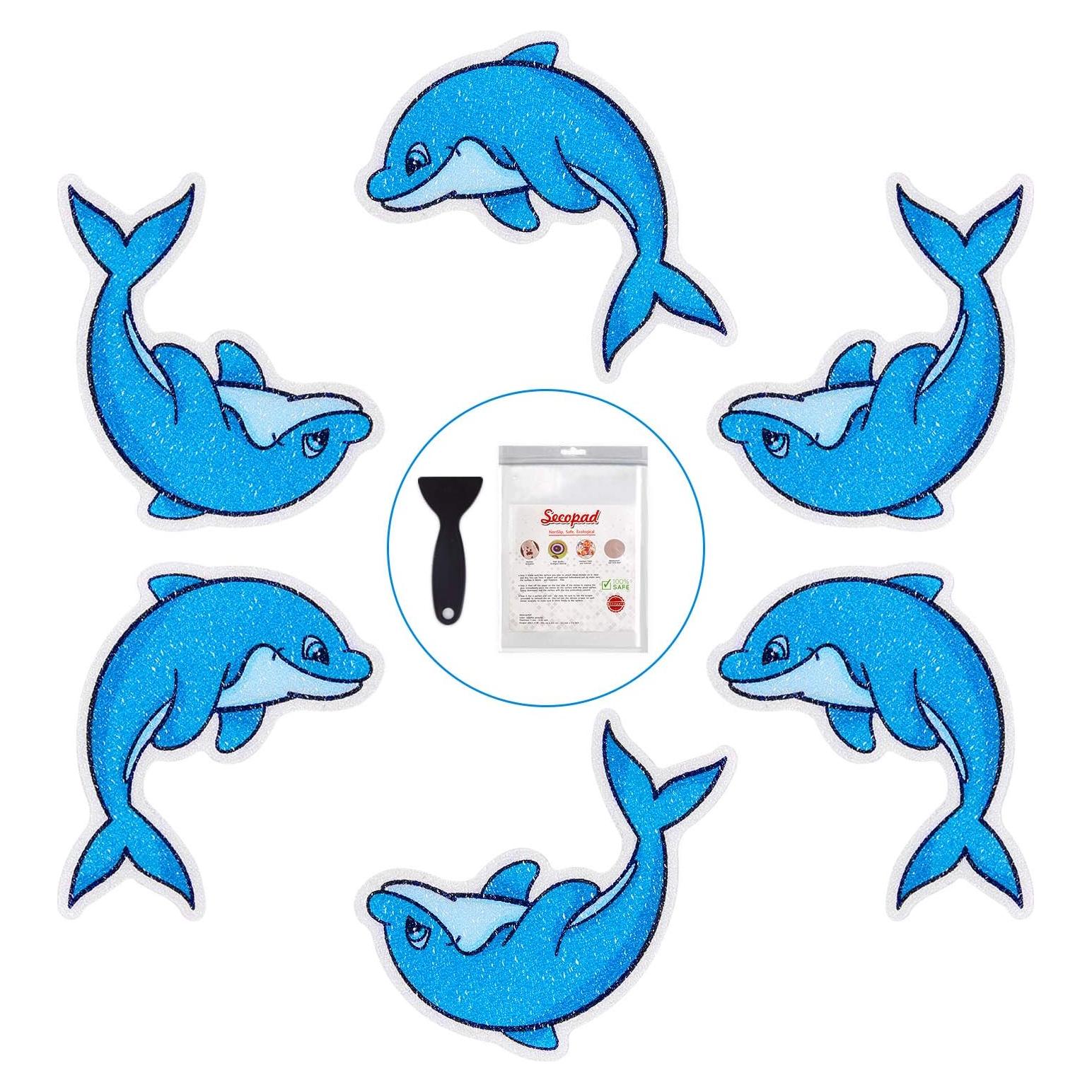 Pegatinas Antideslizantes Secopad Delfín 20 Piezas para Baño
