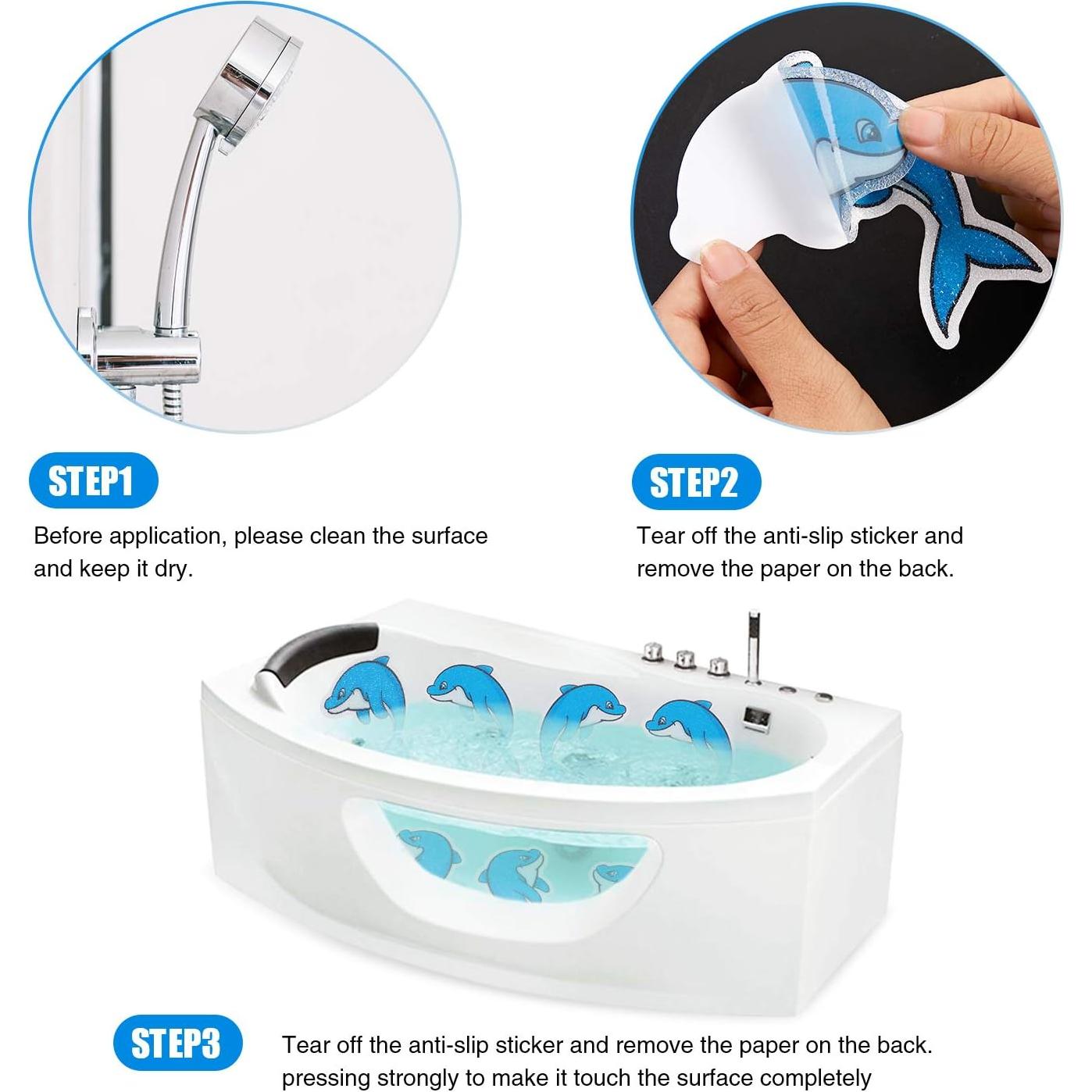 Pegatinas Antideslizantes Secopad Delfín 20 Piezas para Baño