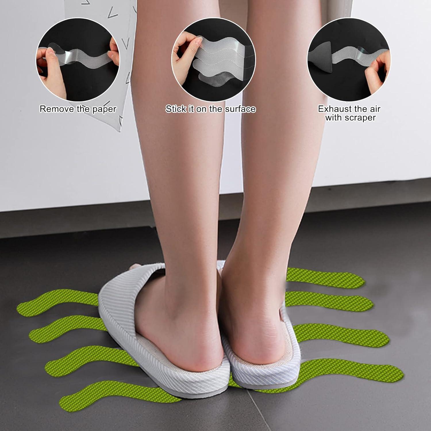 Pegatinas Antideslizantes para Bañera Ding Xi - 24 Tiras Verde