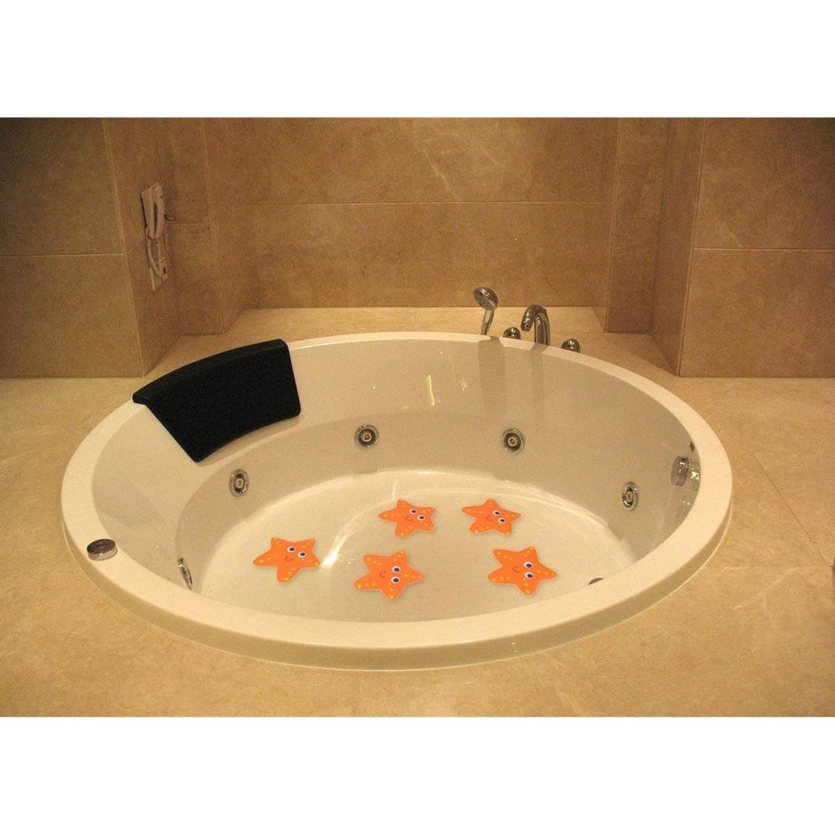 5 Calcomanías Antideslizantes para Baño Starfish 14 cm