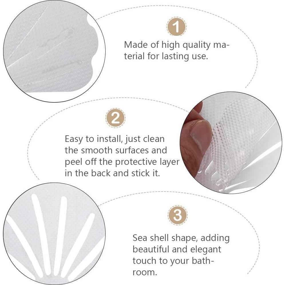 Calcomanías Antideslizantes para Baño TOPBATHY 24 Piezas