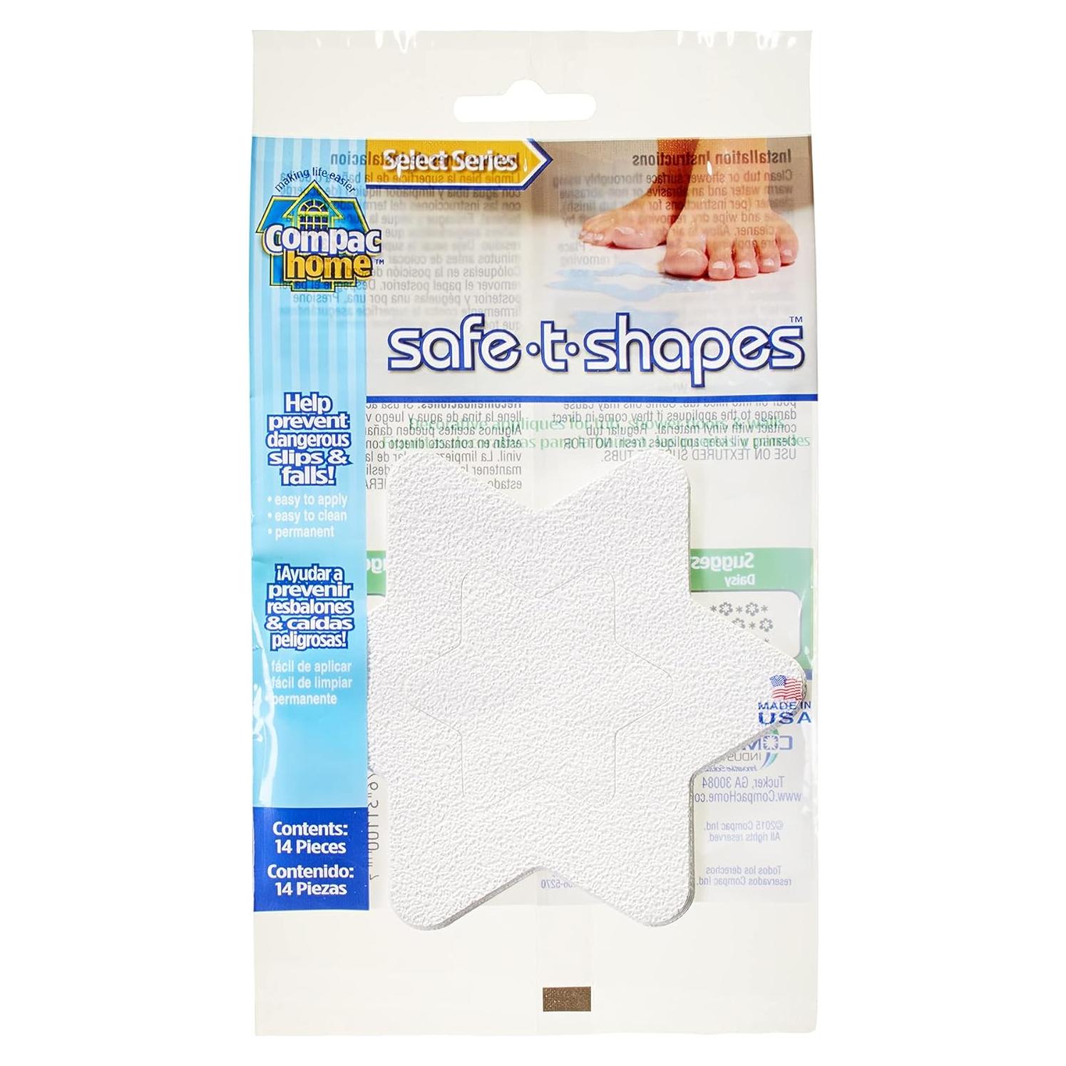Stickers Antideslizantes para Ducha Compac Safe-T-Shapes Estrella 14 Piezas