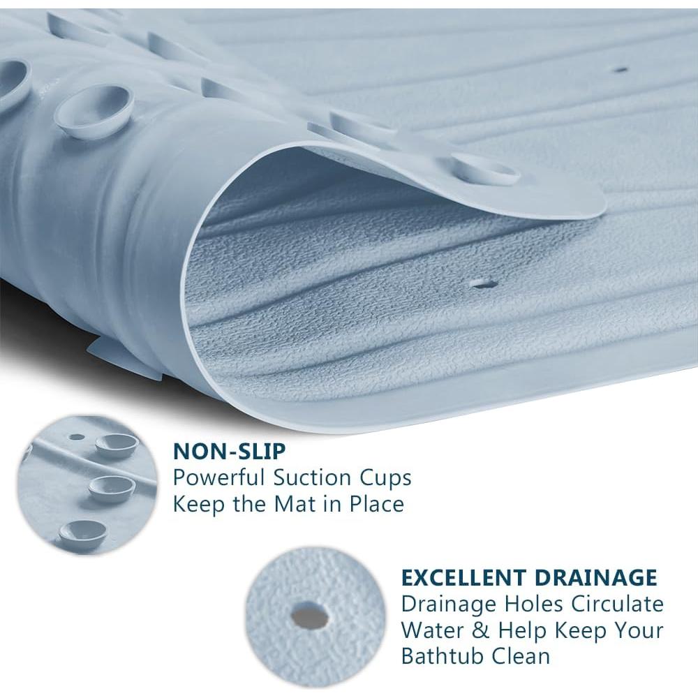 Alfombrilla de baño ComfiLife Onda 101.6x40.6 cm Antideslizante