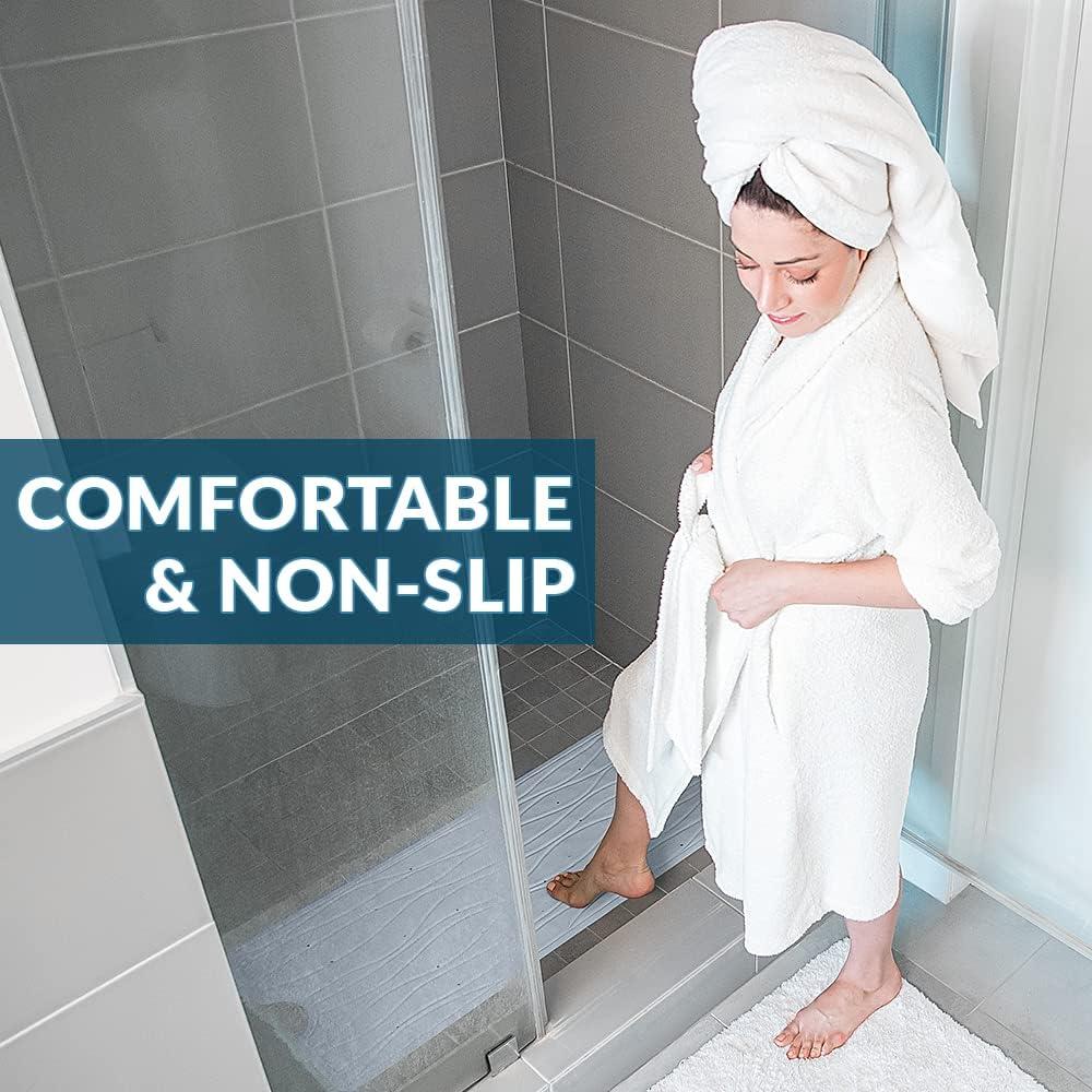 Alfombrilla de baño ComfiLife Onda 101.6x40.6 cm Antideslizante