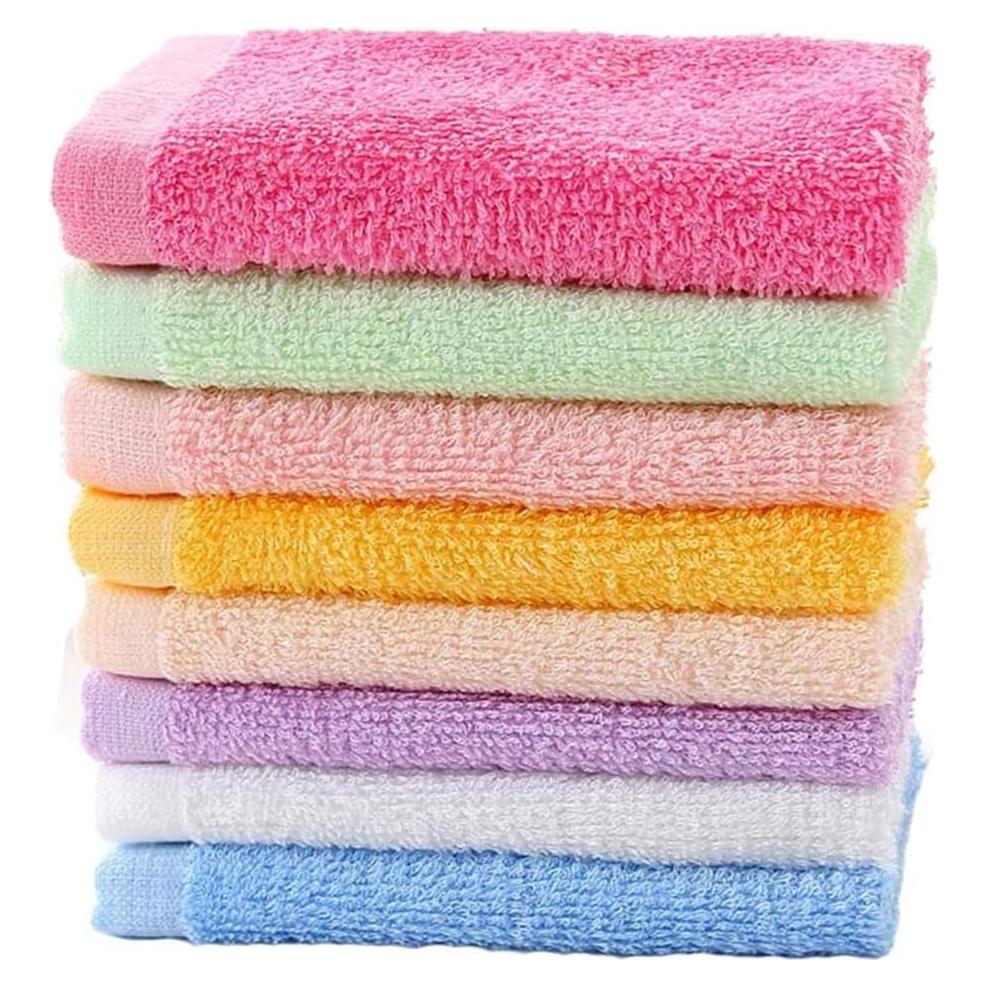 Juego de Toallas de Lavado para Bebé YiYaYo 16 Piezas 25.4x25.4cm