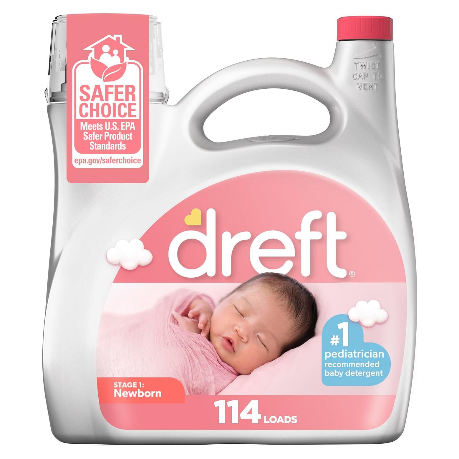 Detergente Líquido para Ropa de Bebé Dreft Etapa 1 4.4L