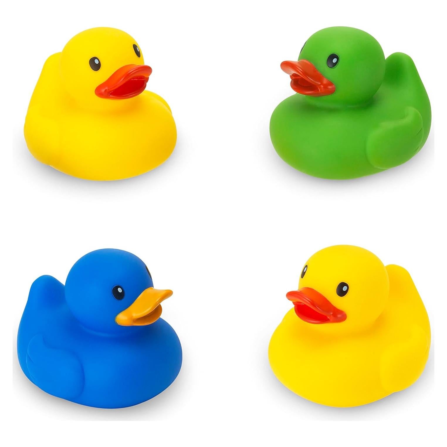 Set de Baño Infantino Casa de Patos 4 Piezas Multicolor