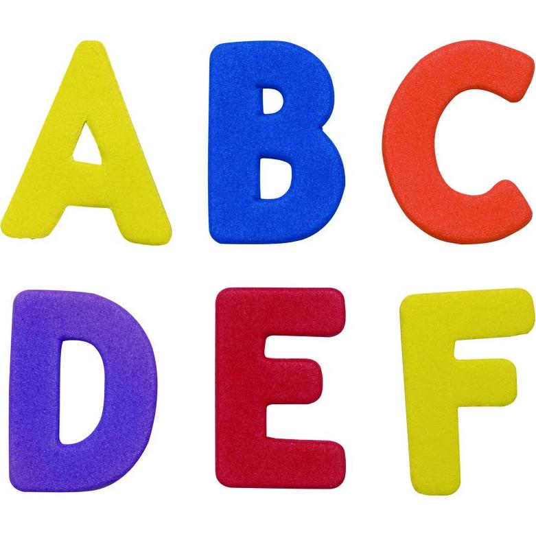 Formas de Espuma Colorations ABC - 144 Letras de Alfabeto