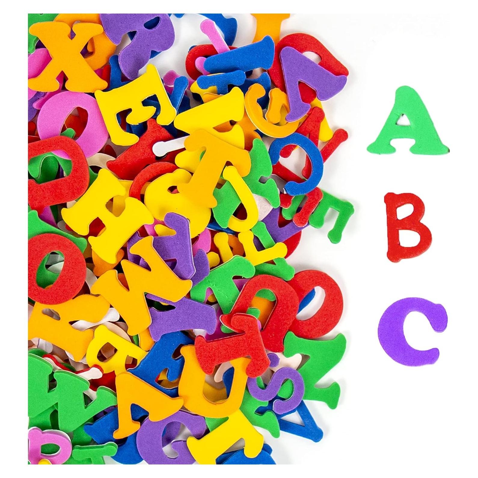 Letras Adhesivas de Espuma Horizon Group USA - 1000+ Letras Multicolor