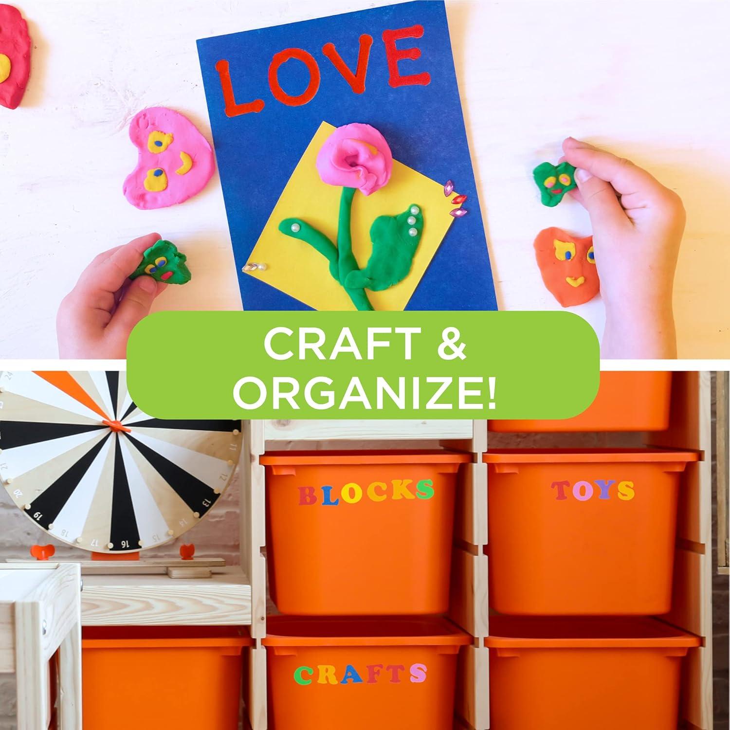 Letras Adhesivas de Espuma Horizon Group USA - 1000+ Letras Multicolor