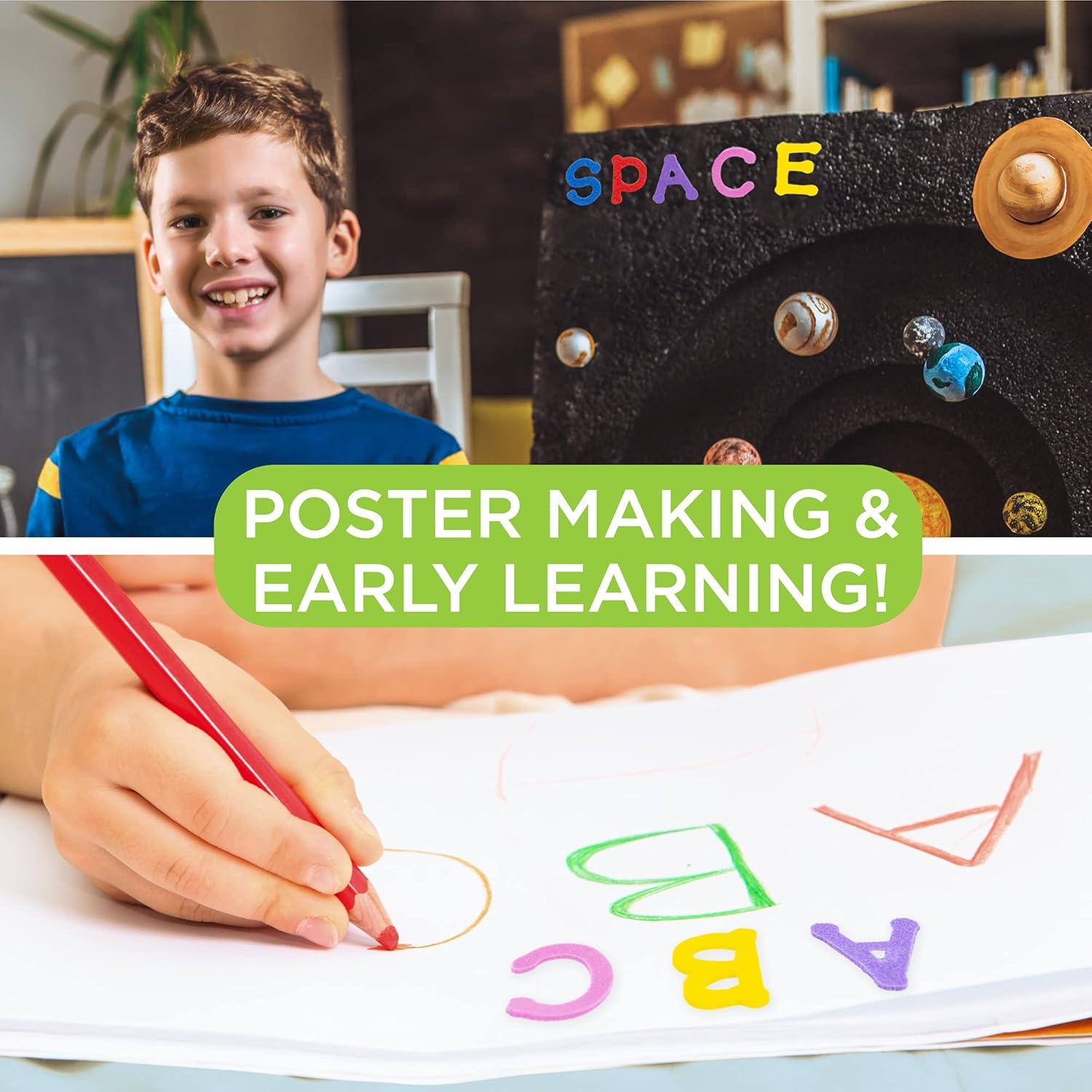 Letras Adhesivas de Espuma Horizon Group USA - 1000+ Letras Multicolor