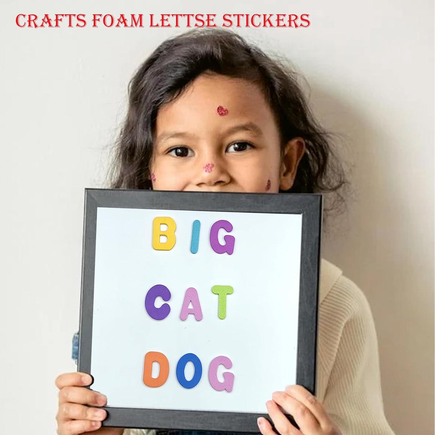 Calcomanías de Letras de Espuma IFKEGON 1040PCS 2.54CM A-Z