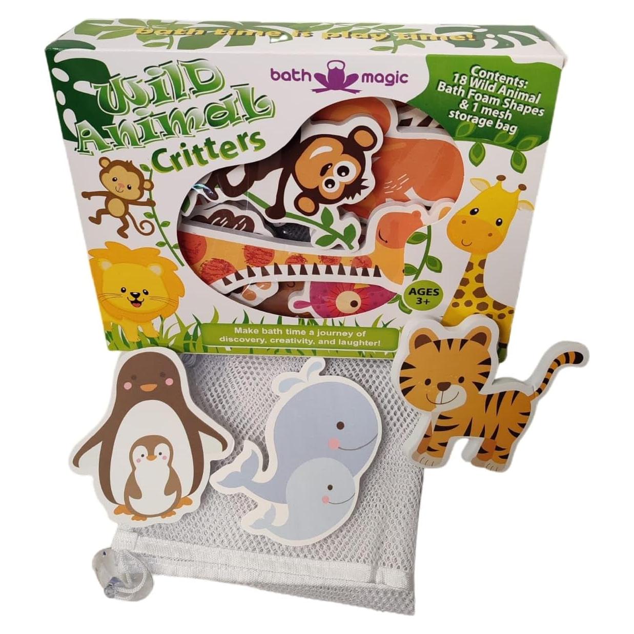 Criaturas de Espuma Mágica de Baño Adherentes FiZZLeS - 18 Piezas