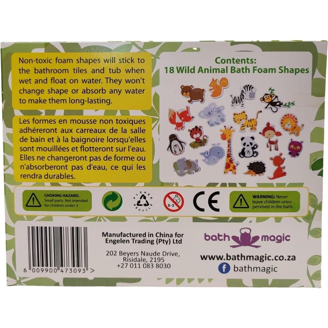 Criaturas de Espuma Mágica de Baño Adherentes FiZZLeS - 18 Piezas