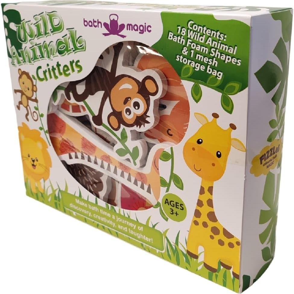 Criaturas de Espuma Mágica de Baño Adherentes FiZZLeS - 18 Piezas
