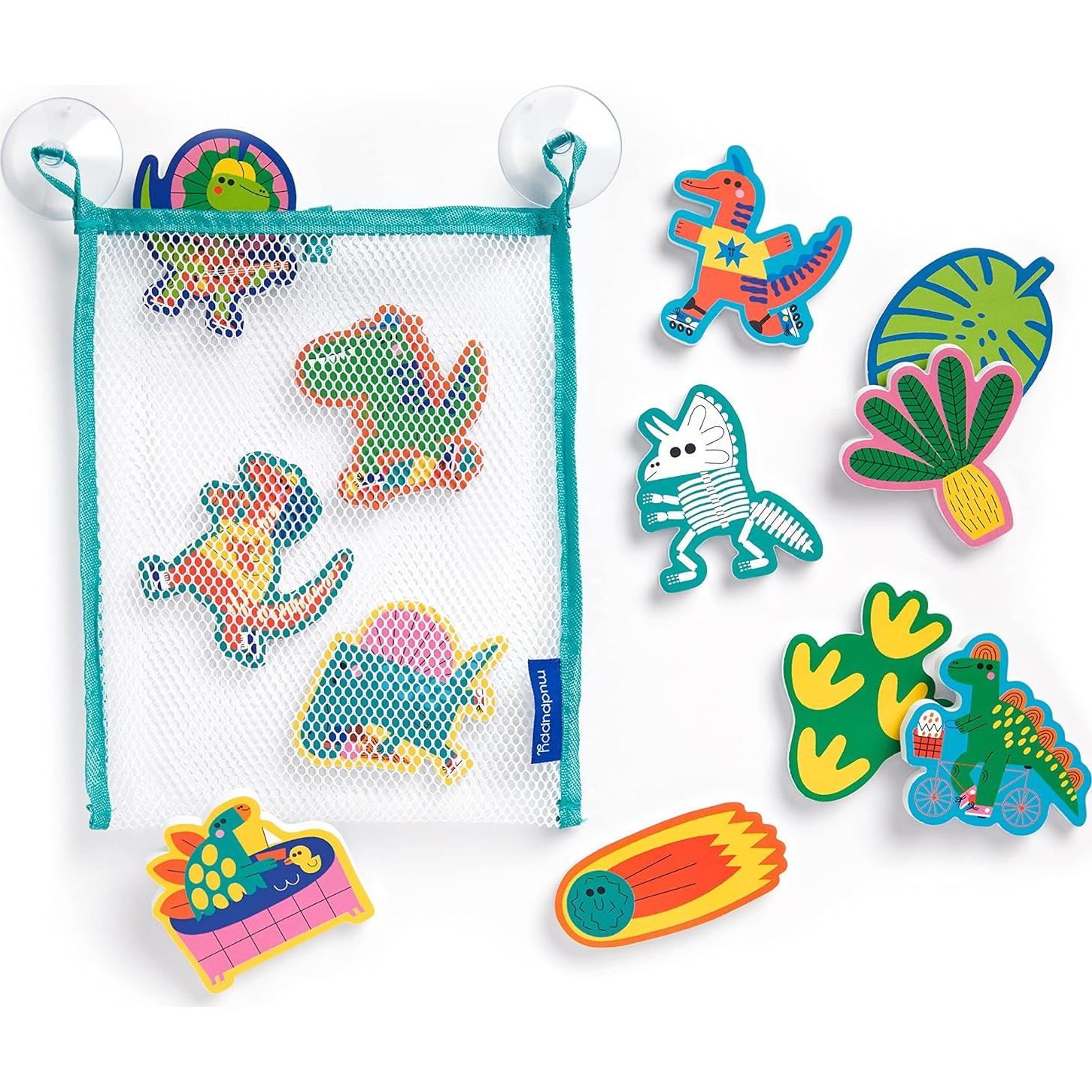 Formas de Espuma para Baño Mudpuppy Rub-a-Dub Dinos 20 Piezas