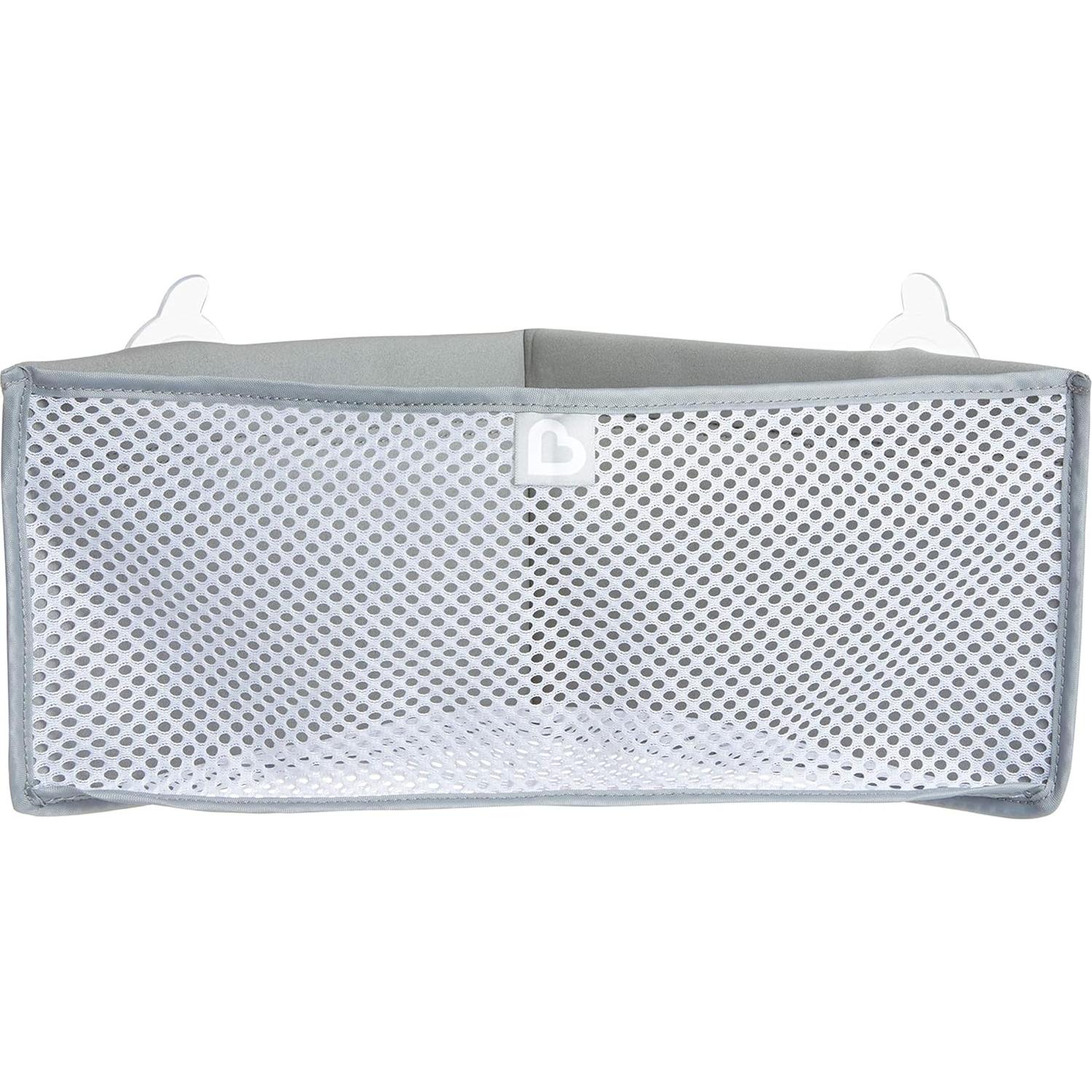 Organizador de Juguetes de Baño Munchkin High 'n Dry Gris + Alfombrilla Acolchada