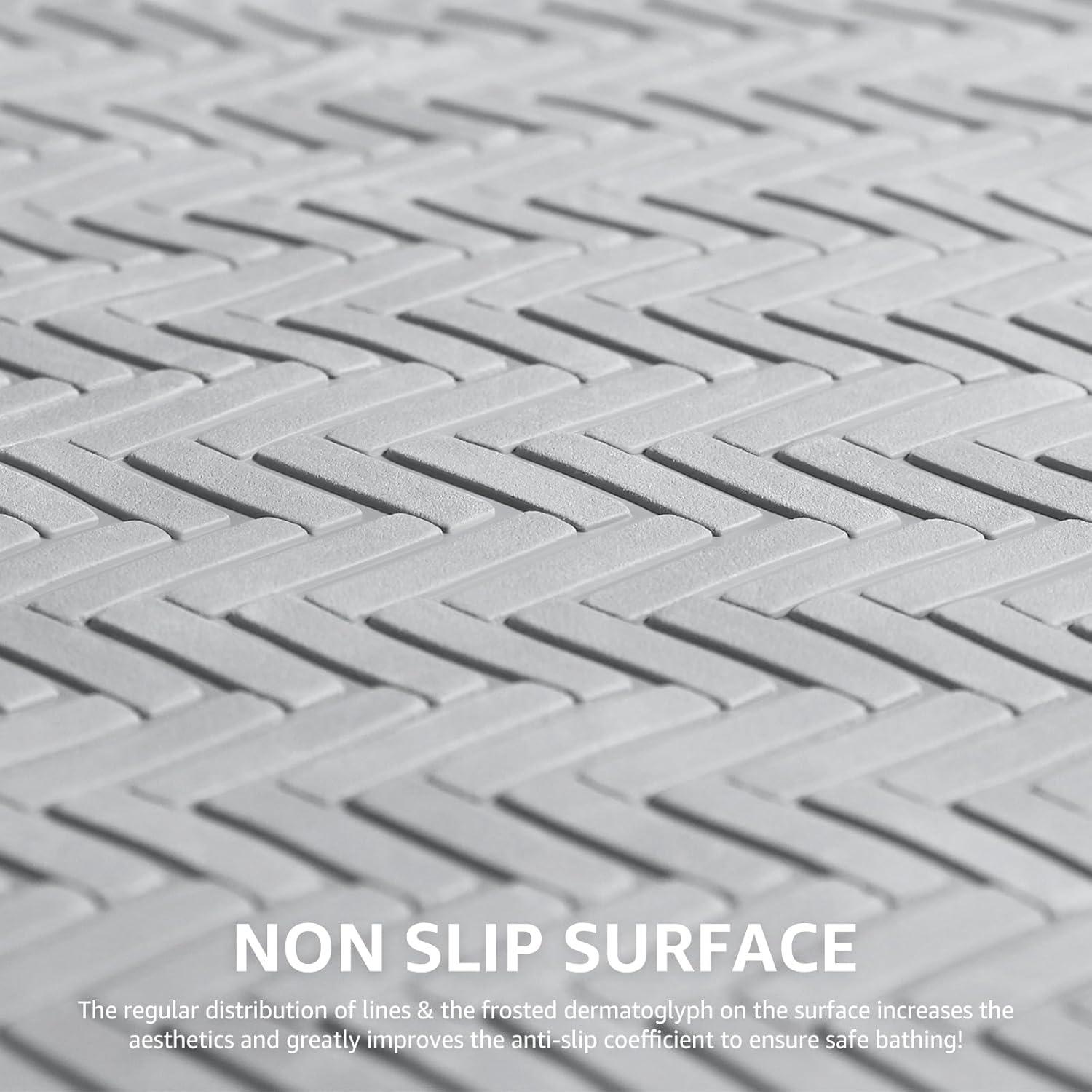 Alfombrilla de Baño Antideslizante OTHWAY 91.44x43.18cm Gris