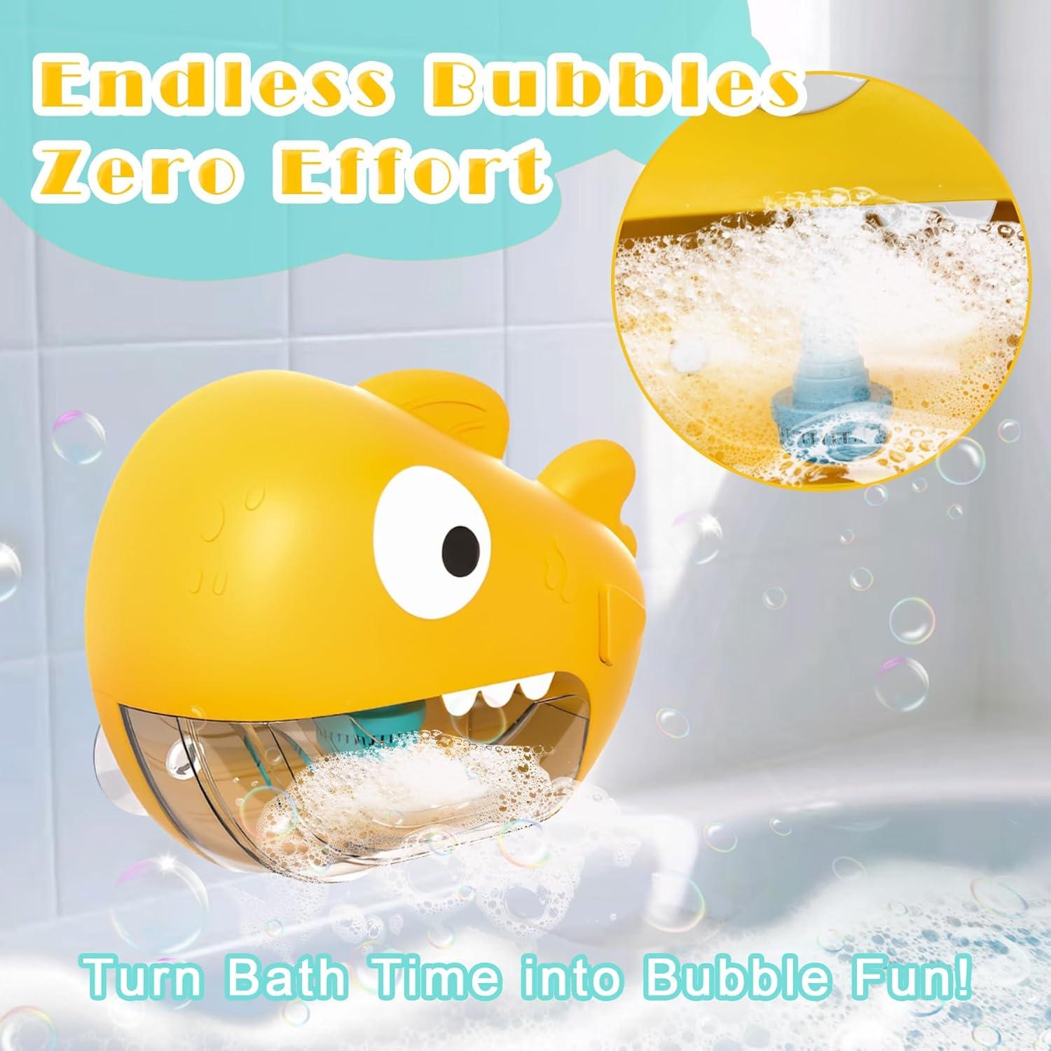 Juguete de Baño Tiburón Automático con Burbujas y Música