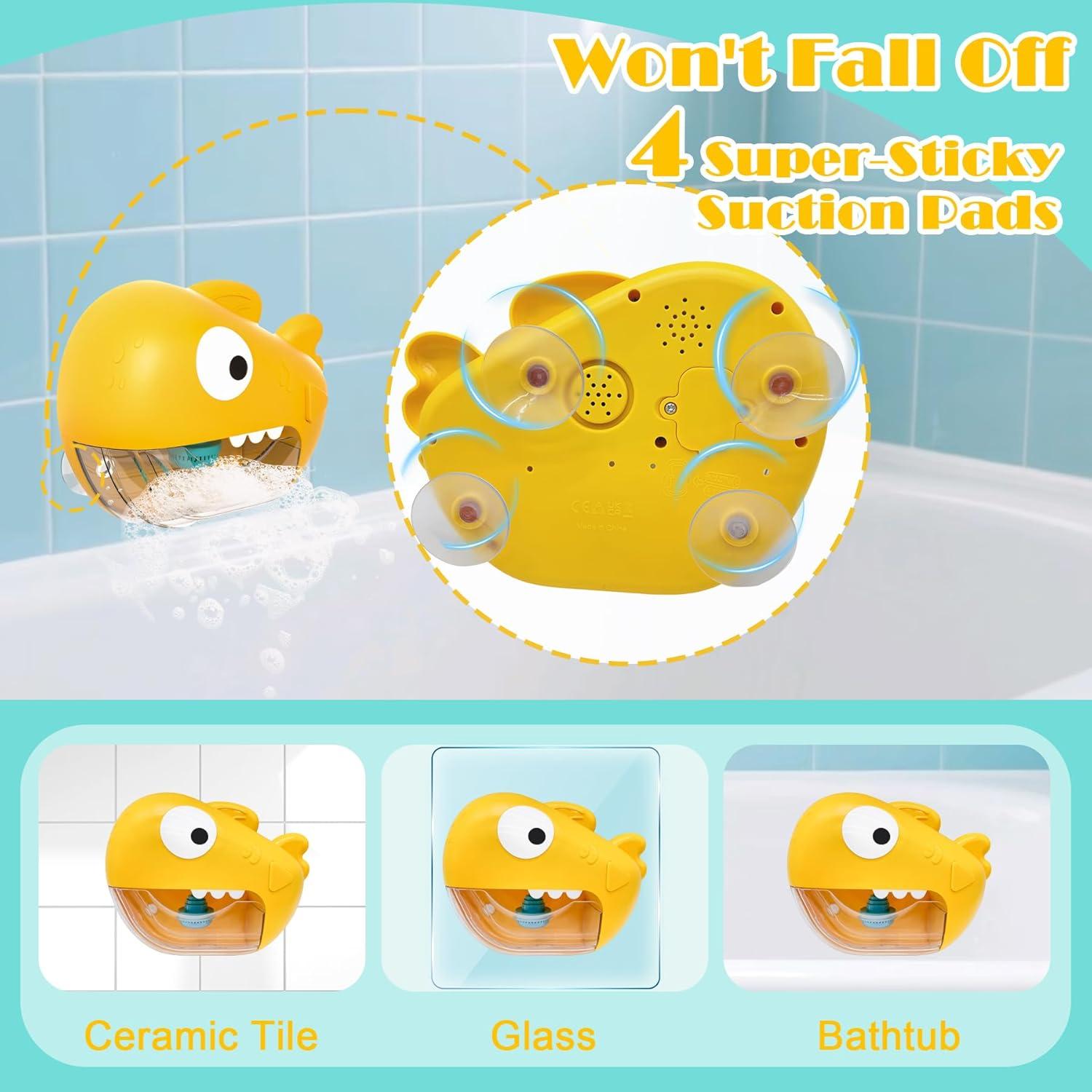 Juguete de Baño Tiburón Automático con Burbujas y Música