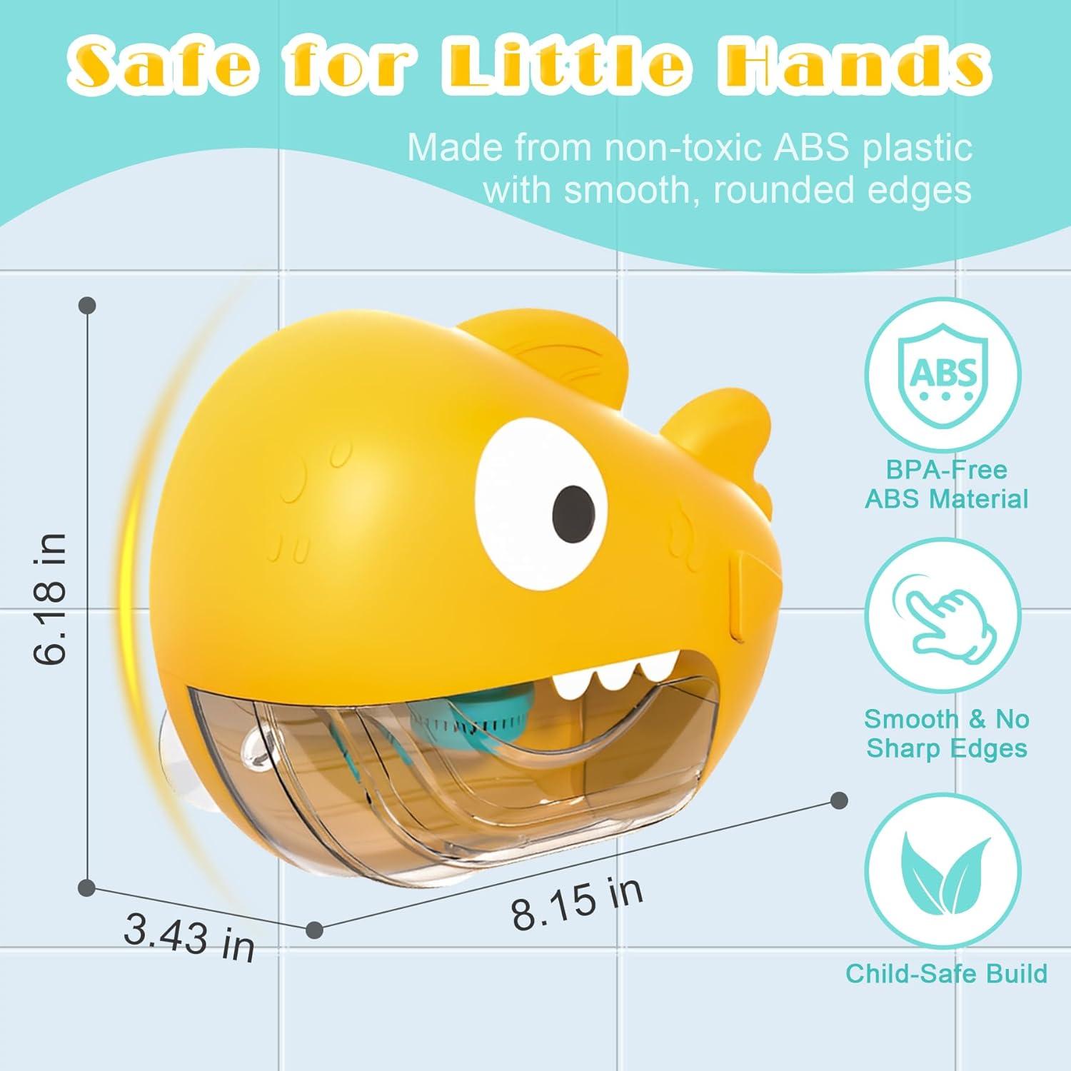 Juguete de Baño Tiburón Automático con Burbujas y Música