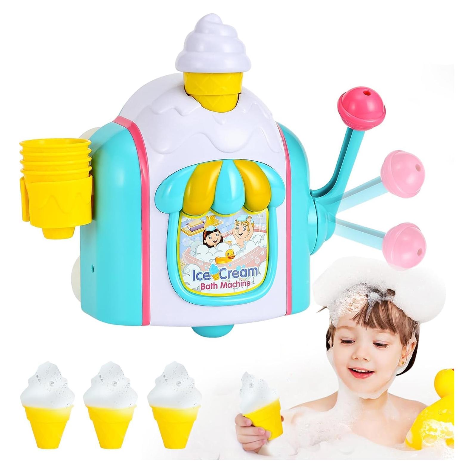 Juguete de Baño TNOIE Máquina de Burbujas Helado 0.55kg