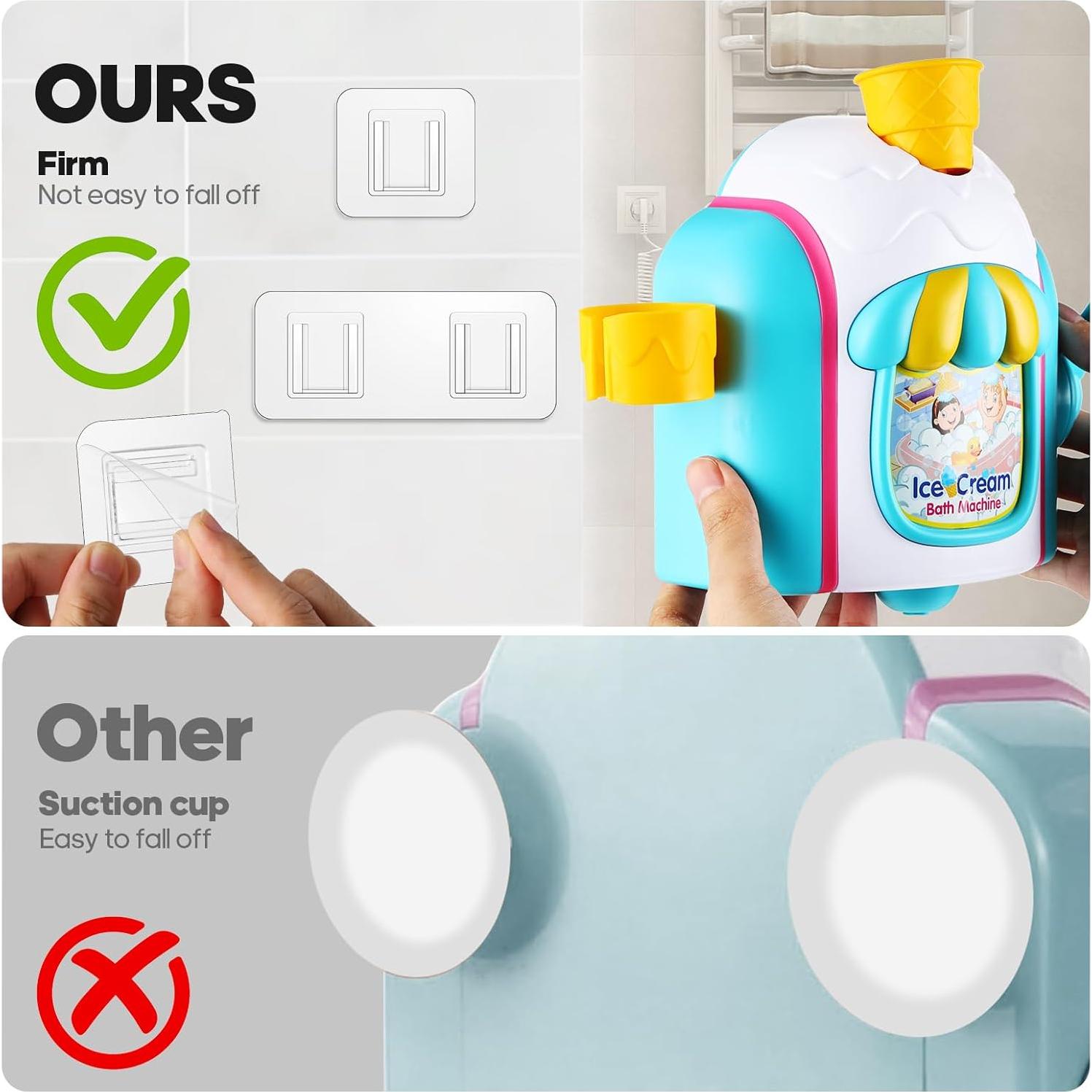 Juguete de Baño TNOIE Máquina de Burbujas Helado 0.55kg