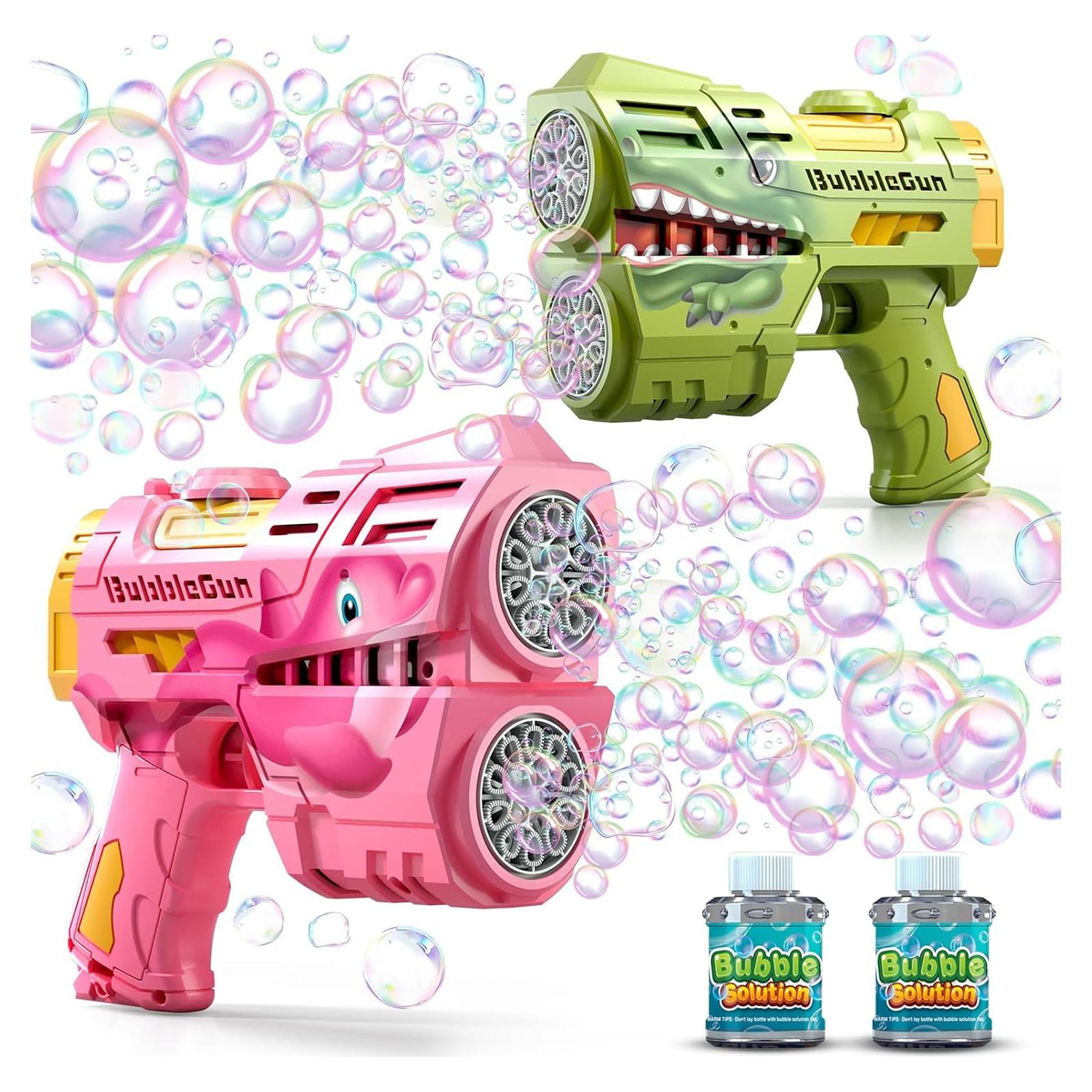 Pistolas de Burbuja Jasny 2 Pack Dinosaurio LED 1.12 kg