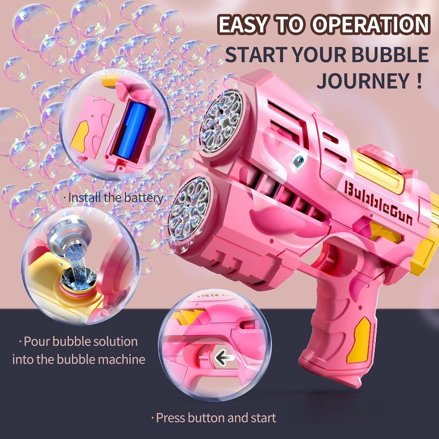 Pistolas de Burbuja Jasny 2 Pack Dinosaurio LED 1.12 kg