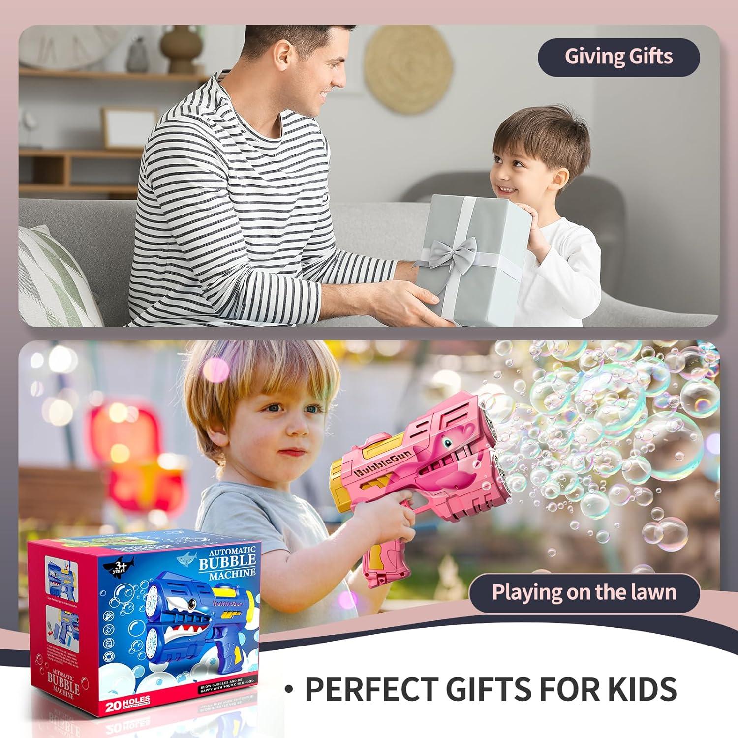 Pistolas de Burbuja Jasny 2 Pack Dinosaurio LED 1.12 kg