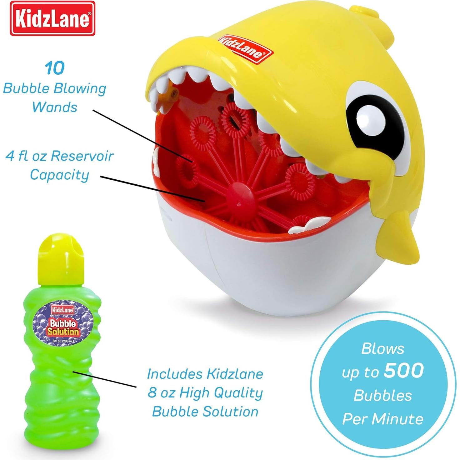 Máquina de Burbujas Kidzlane Tiburón - Juguete para Niños