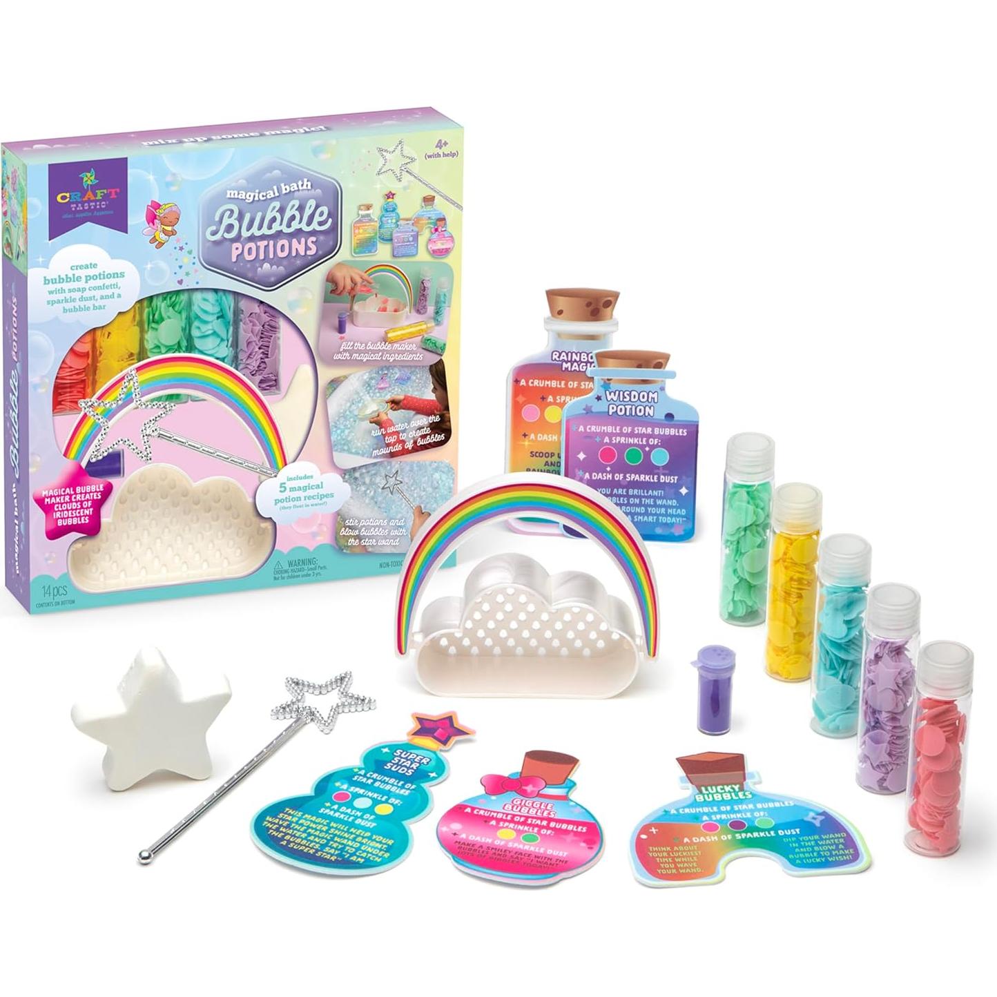 Kit de Pociones Mágicas de Baño Craft-Tastic - 5 Recetas