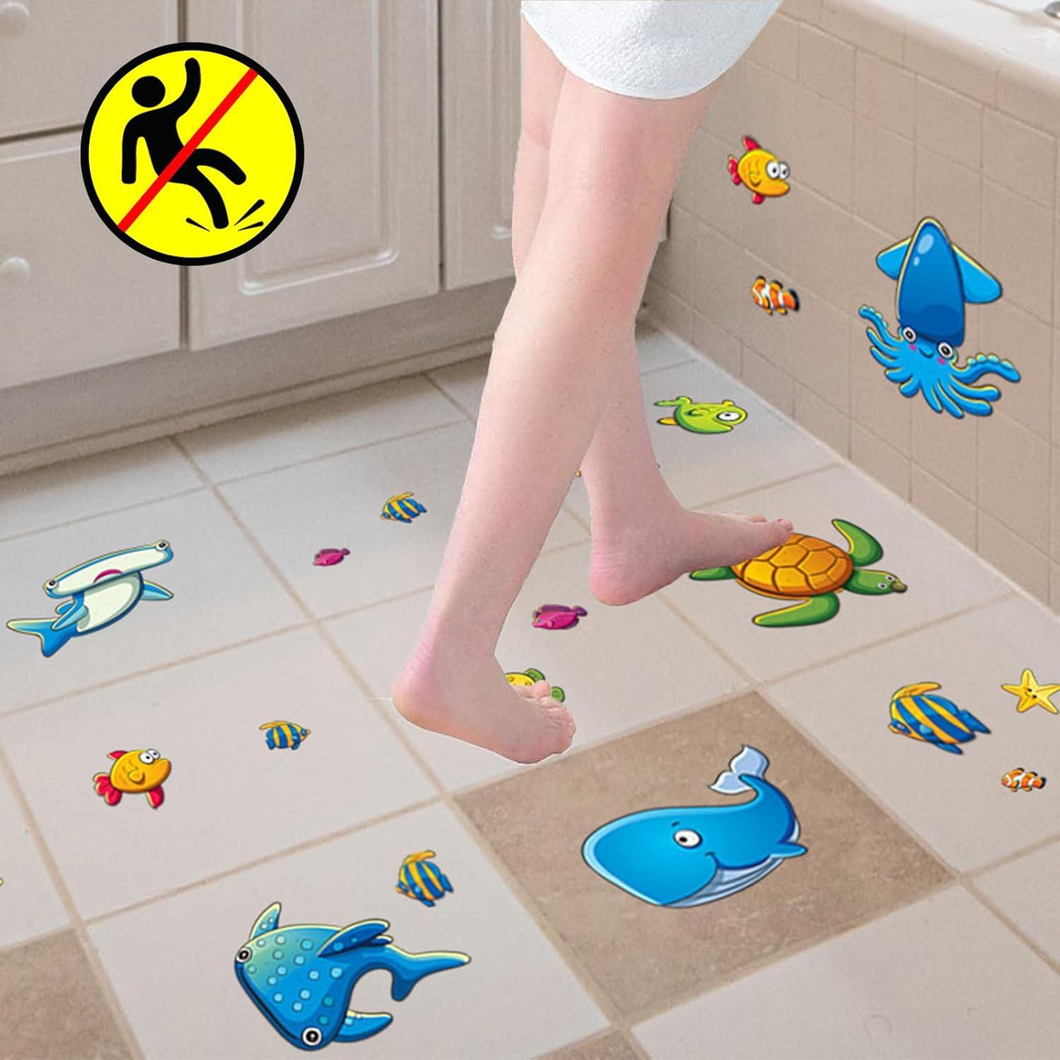 Calcomanías Antideslizantes para Baño TSBSHum - 18 Piezas Animales