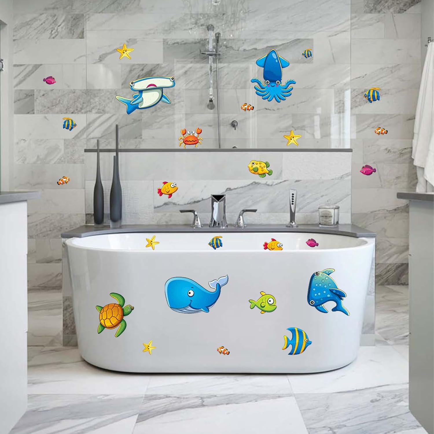 Calcomanías Antideslizantes para Baño TSBSHum - 18 Piezas Animales