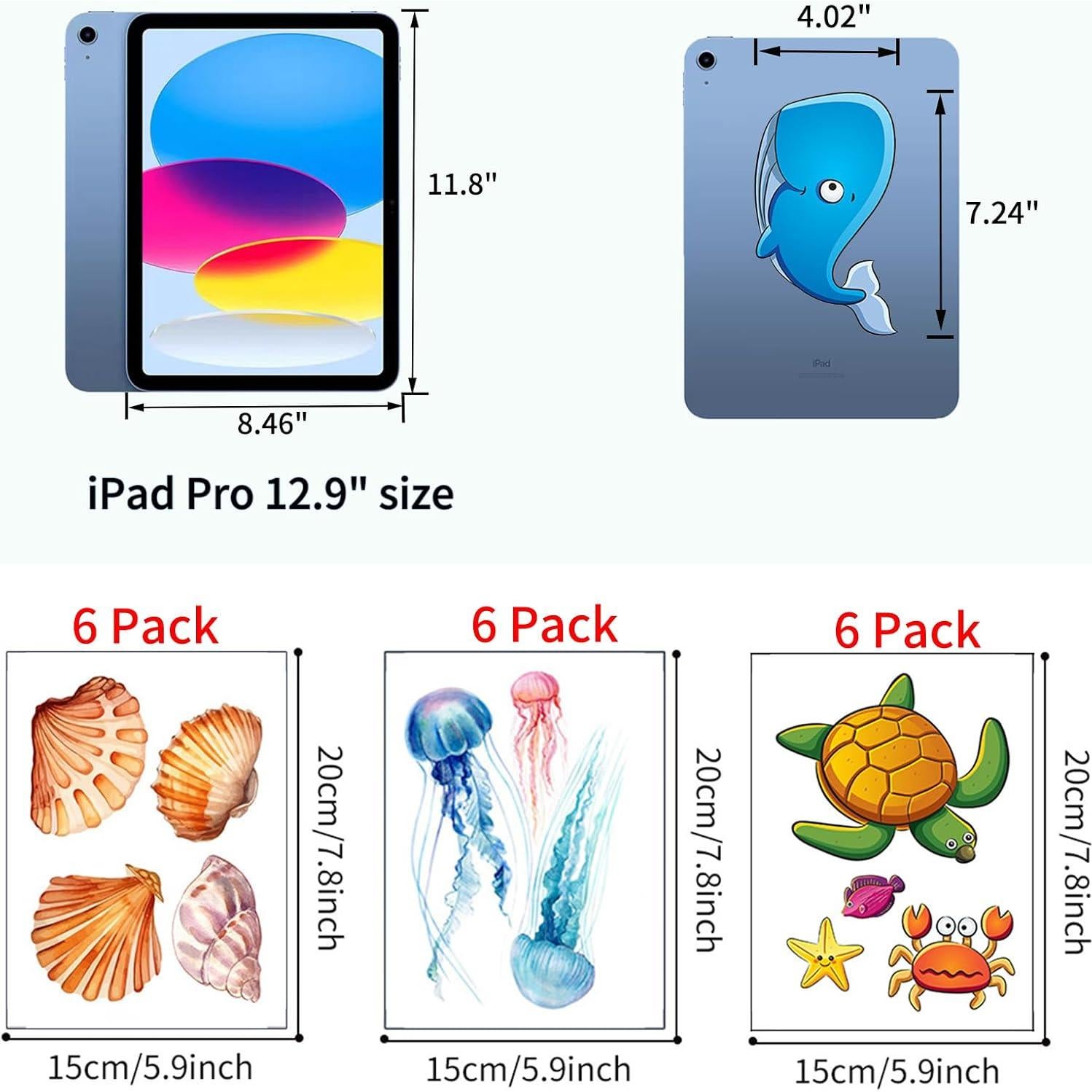 Calcomanías Antideslizantes para Baño TSBSHum - 18 Piezas Animales