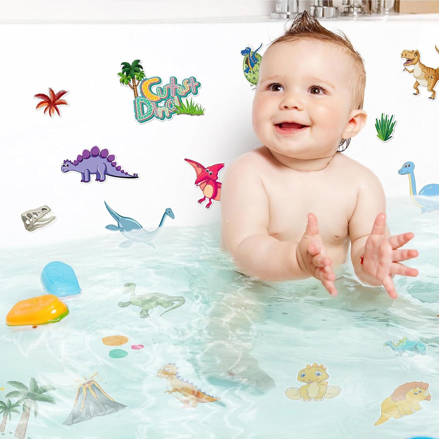 Pegatinas Antideslizantes PRATIQUE para Bañera Dinosaurios - 12 Páginas