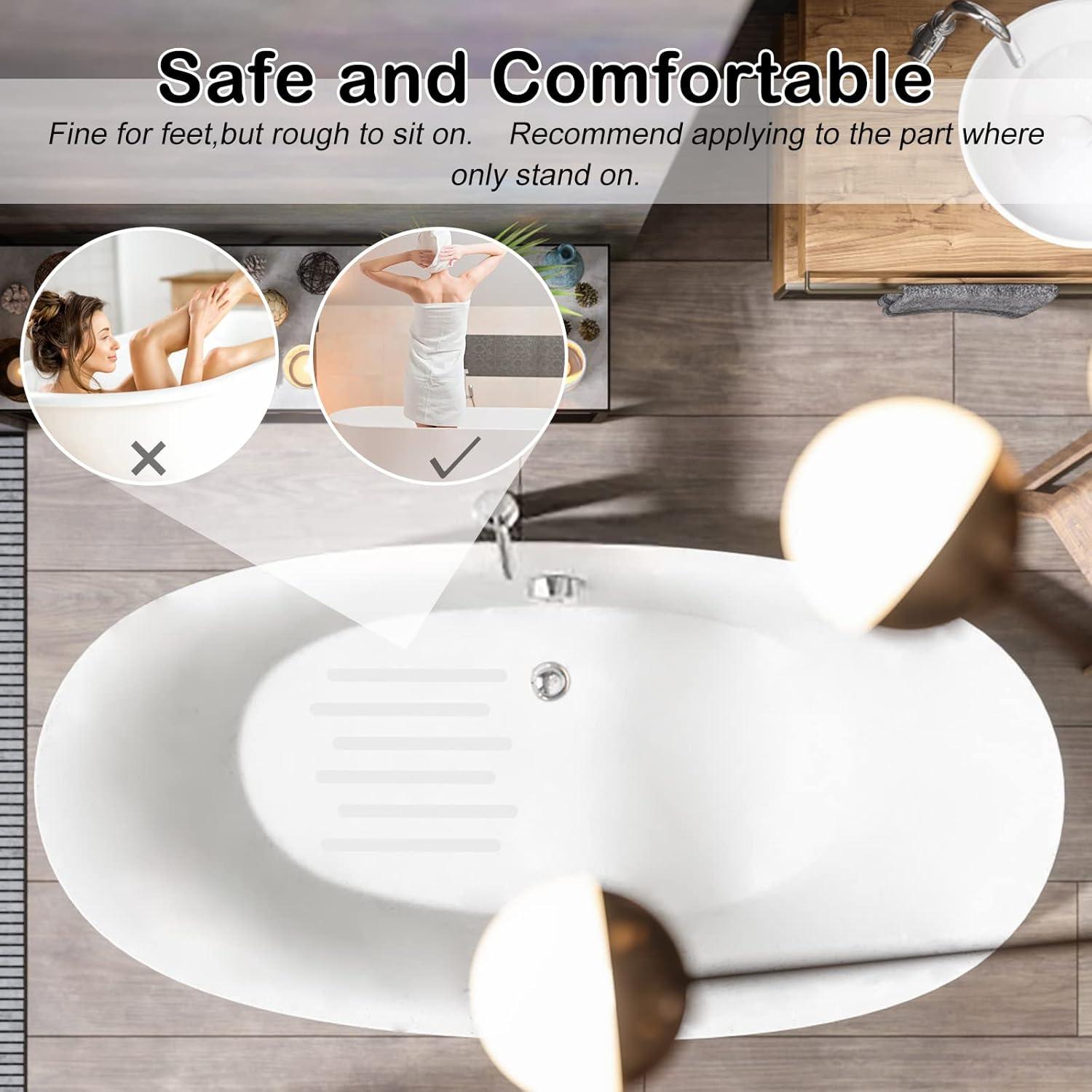 Pegatinas Antideslizantes S&X para Baño 12 Piezas Transparentes