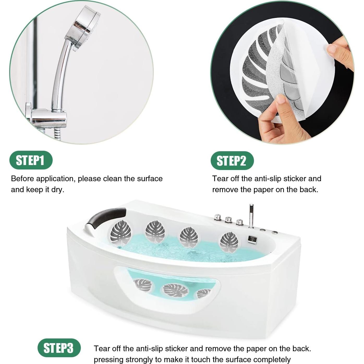 Pegatinas Antideslizantes Secopad para Bañera 10 Piezas 15 cm