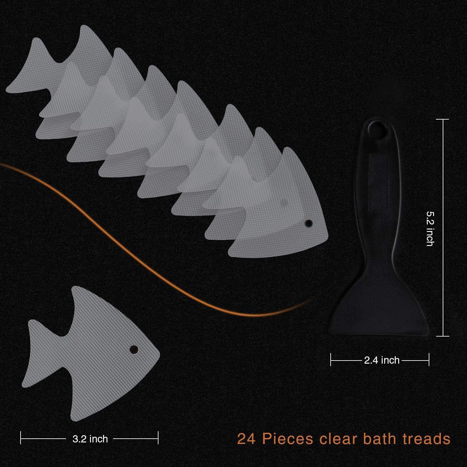 Calcomanías Antideslizantes Secopad 24 Piezas Gris para Baño