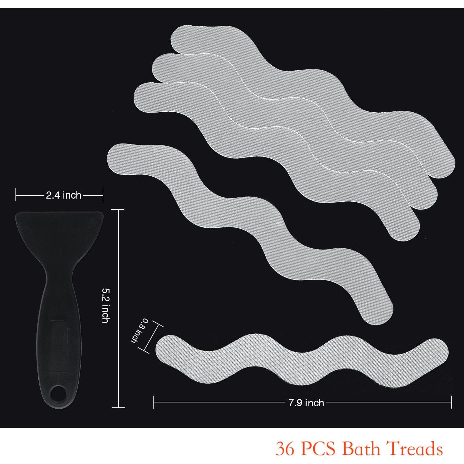 Pegatinas Antideslizantes Secopad 36 PCS para Ducha y Escaleras