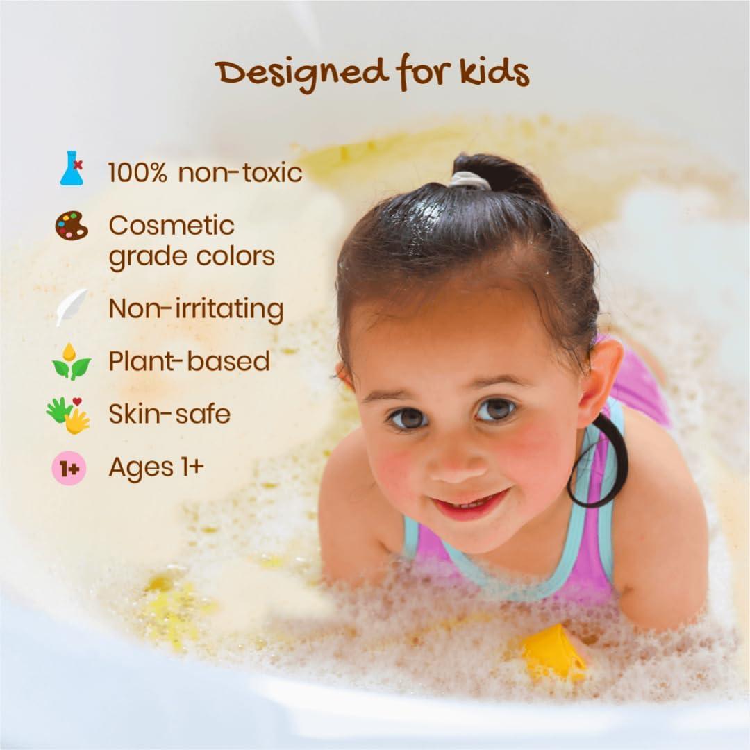 Honeysticks Baño de Burbujas Colorido 3 Pk - No Tóxico 250 ml