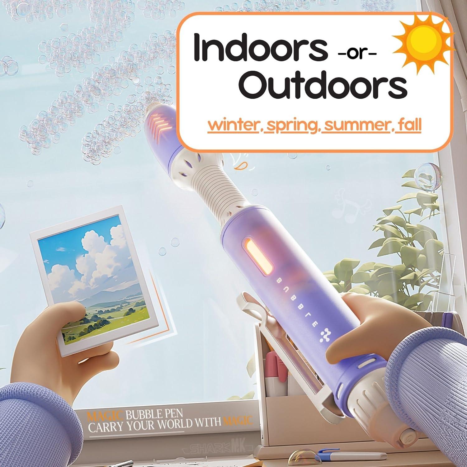 Bolígrafo Mágico de Burbujas SoapScribe - Juguete Creativo Púrpura