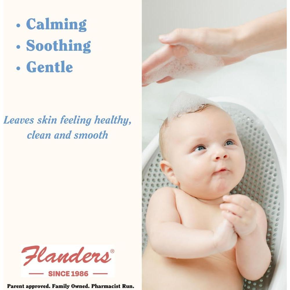 Flanders 3 en 1 Champú y Lavado a Base de Plantas 425g