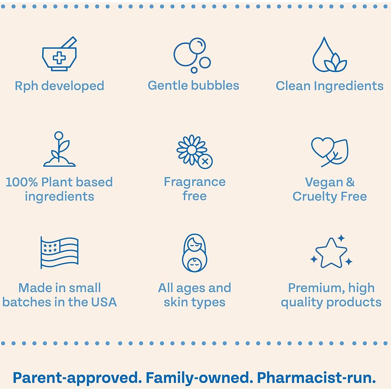 Flanders 3 en 1 Champú y Lavado a Base de Plantas 425g