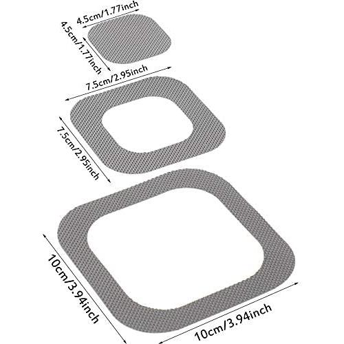 20 Piezas Stickers Antideslizantes Patelai para Baño 10x10 cm