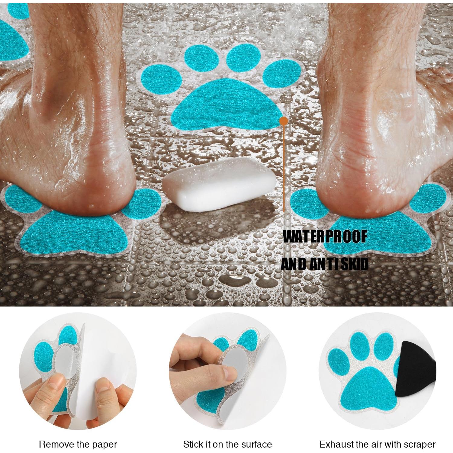 Calcomanías Antideslizantes Secopad 24pcs Huella de Oso