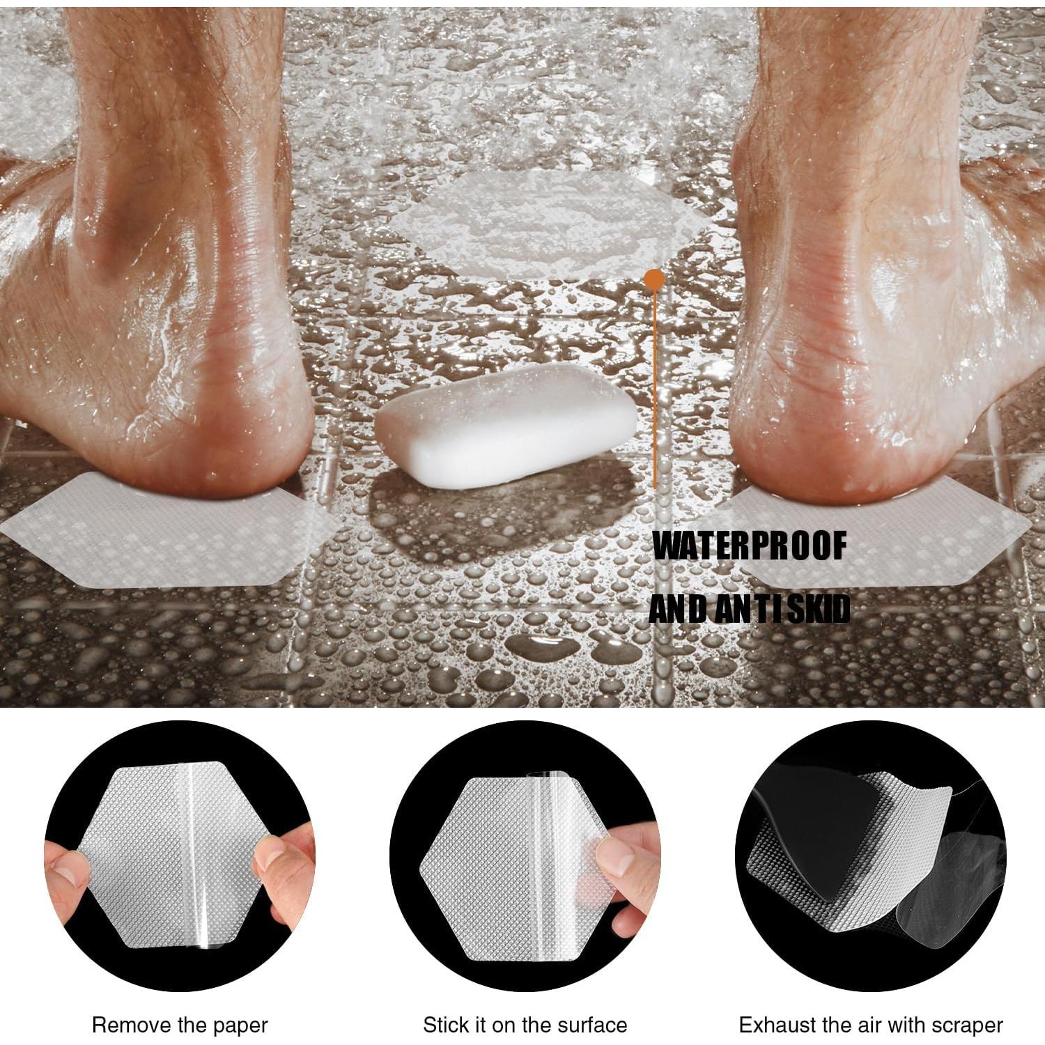 Calcomanías Antideslizantes Secopad para Baño 12 Piezas PEVA