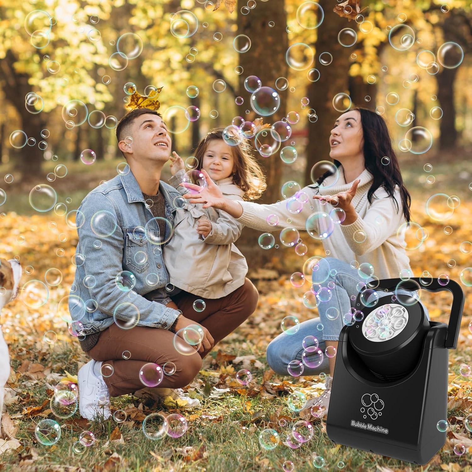 Máquina de Burbujas Automática IFLOVE, 5000 Burbujas, 3 a 8 Años