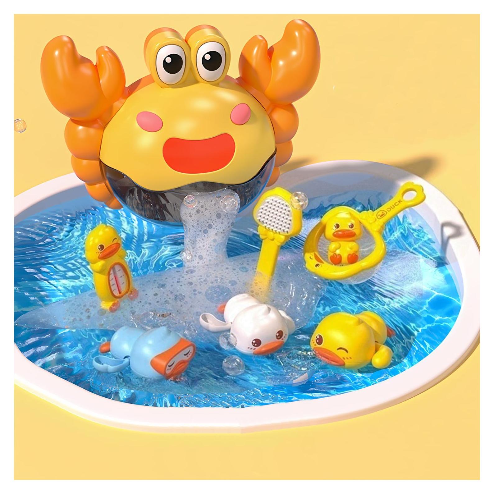 Juguete de Baño Cangrejo Burbujeante AOONTYEN para Bebés